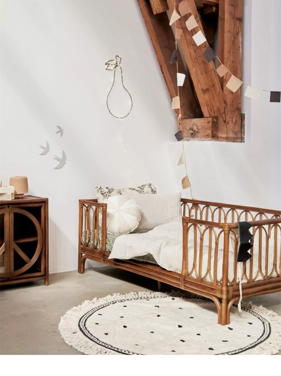 Naturalny dywan bawełniany Anna Tapis Petit do pokoju dziecka